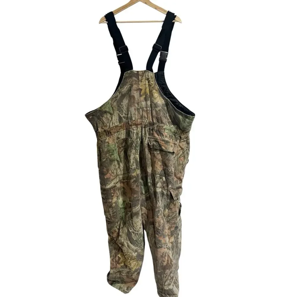 Cabelas Hunting Overalls Bib Distressed Size XL Reg